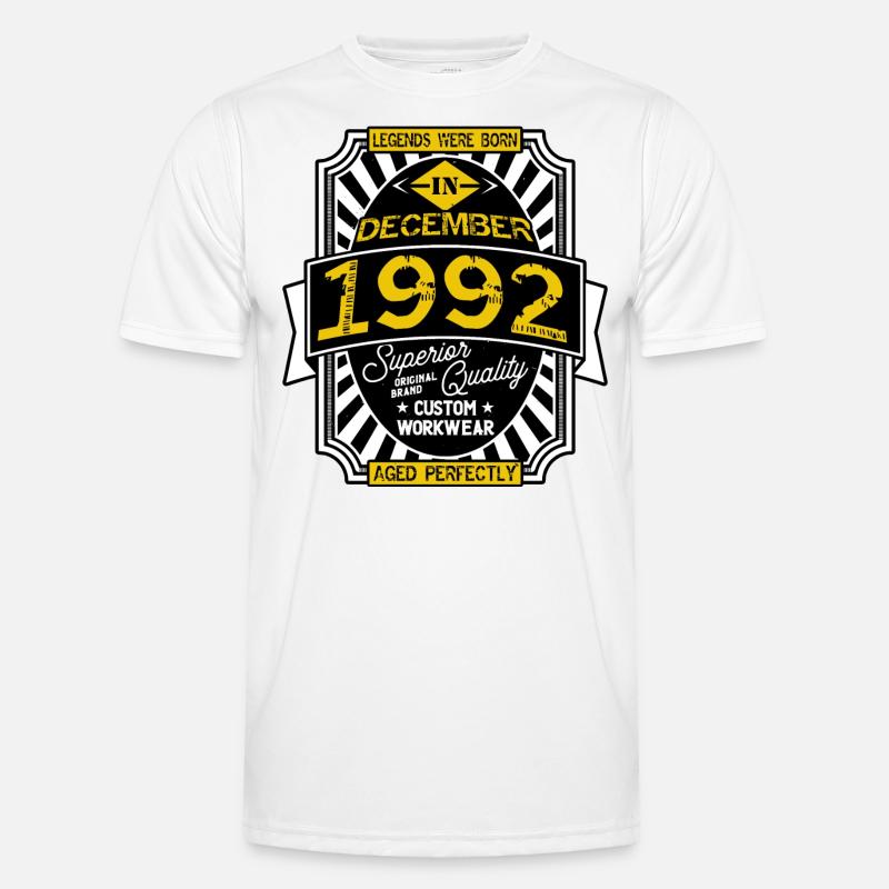 1992 DEZEMBER Männer Funktions-T-Shirt