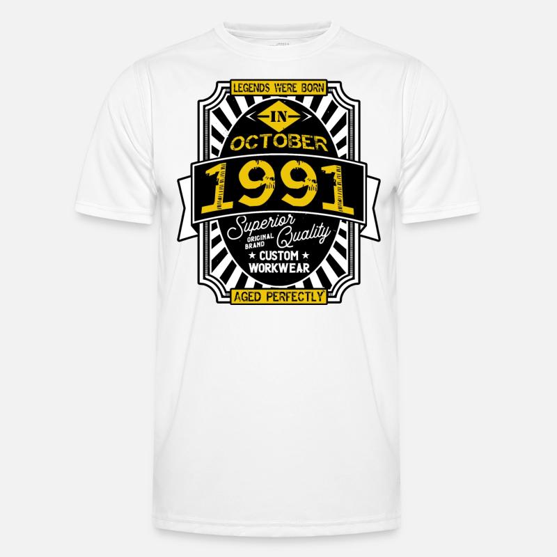 1991 OCTOBER Men's Functional T-Shirt