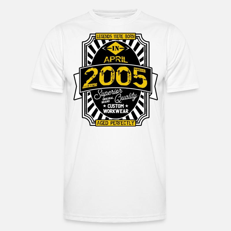 2005 APRIL T-shirt sport Homme