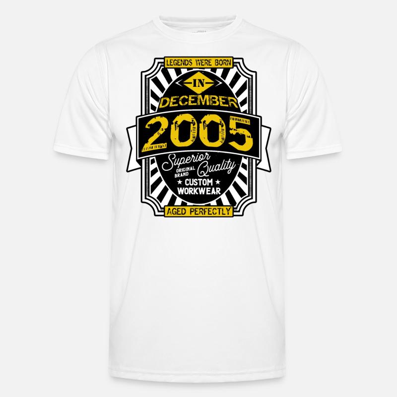 2005 DEZEMBER Männer Funktions-T-Shirt