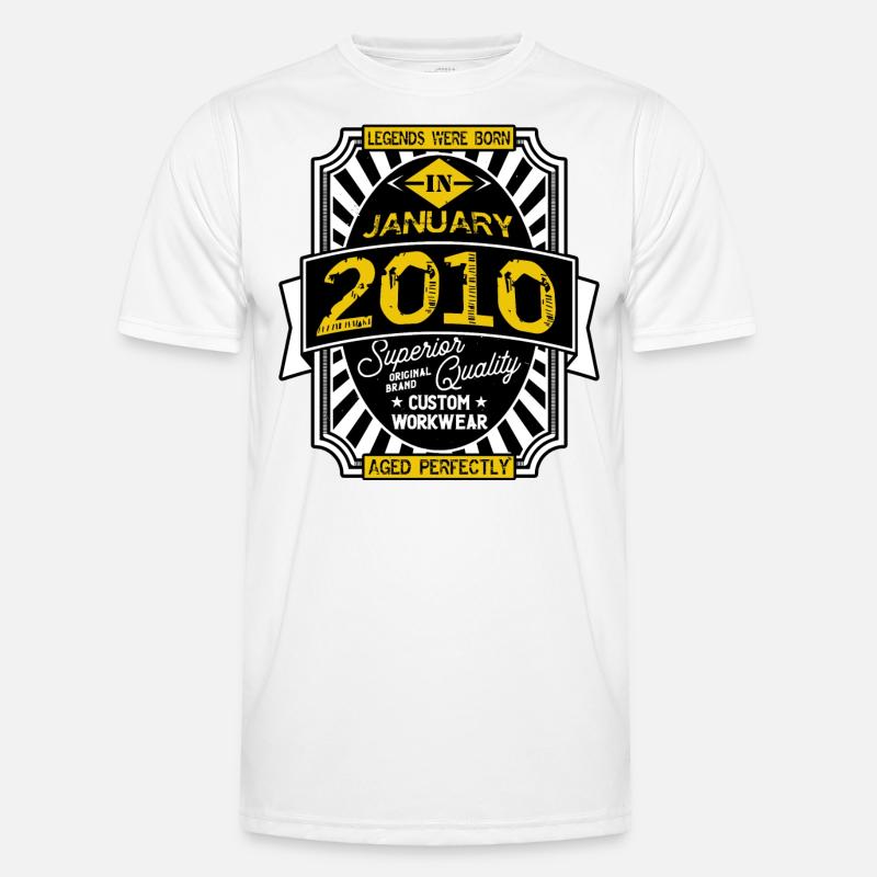 2010 JANUAR Männer Funktions-T-Shirt