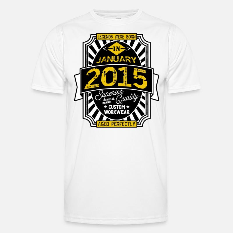 2015 JANUAR Männer Funktions-T-Shirt