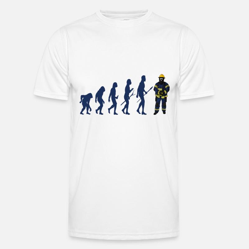 Evolution Firefighter - Men's Functional T-Shirt - white