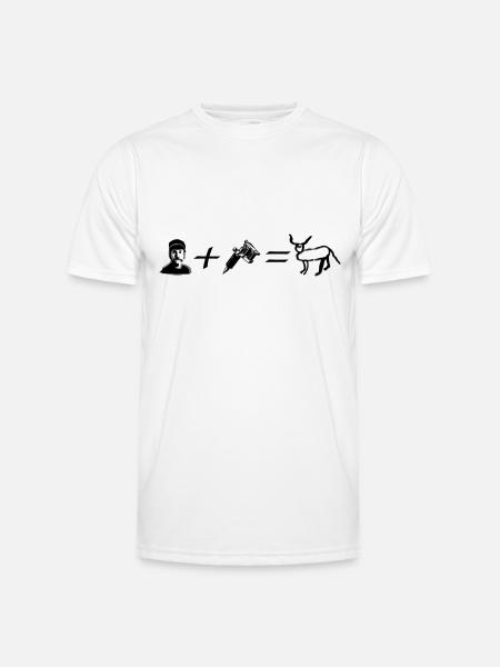 François Embrouille Tatoo - T-shirt sport Homme - blanc
