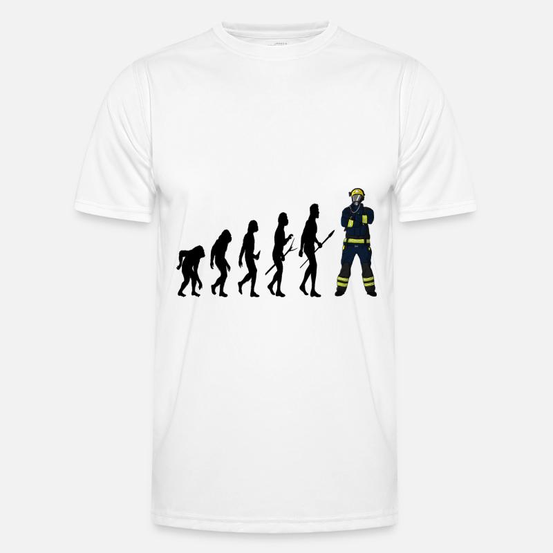 Evolution pompier T-shirt sport Homme