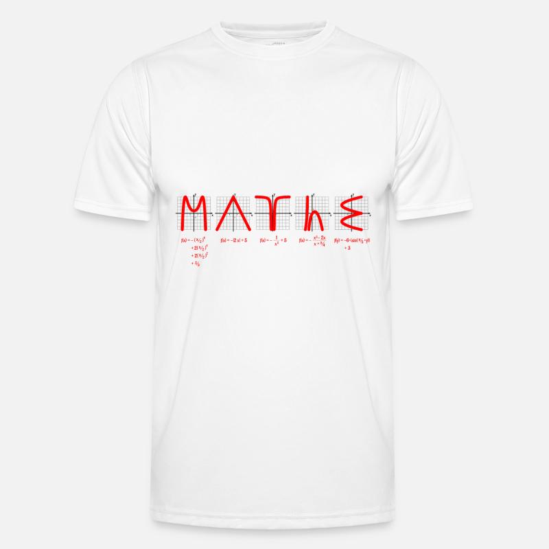 Math with functions red Men's Functional T-Shirt