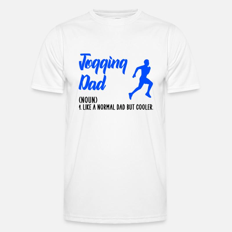 jogging dad Männer Funktions-T-Shirt