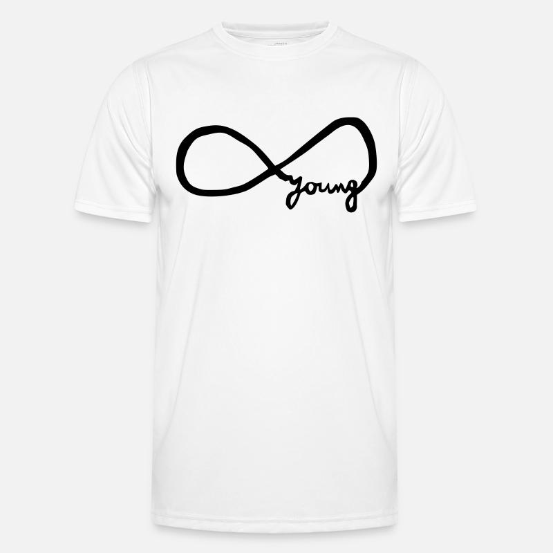 infinity_young - Men's Functional T-Shirt - white