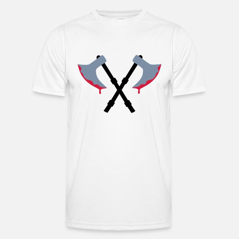 Axt - Blut Männer Funktions-T-Shirt