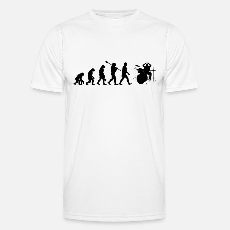Drum Evolution Männer Funktions-T-Shirt