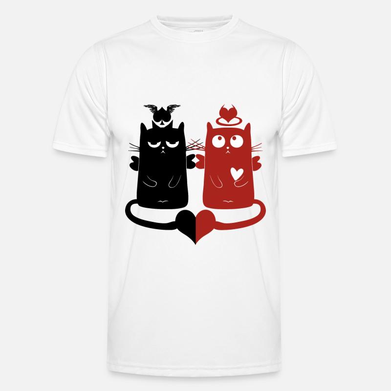 Engelchen und Teufelchen Männer Funktions-T-Shirt