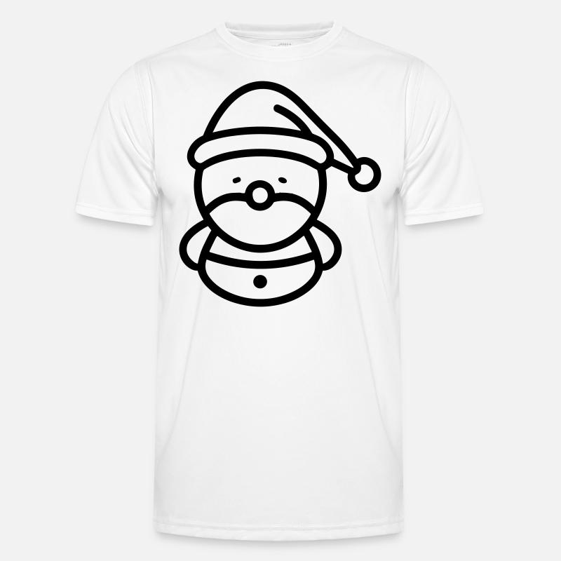 Schneemann Männer Funktions-T-Shirt