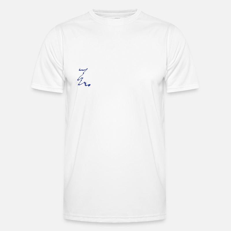Thames river course map - Men's Functional T-Shirt - white