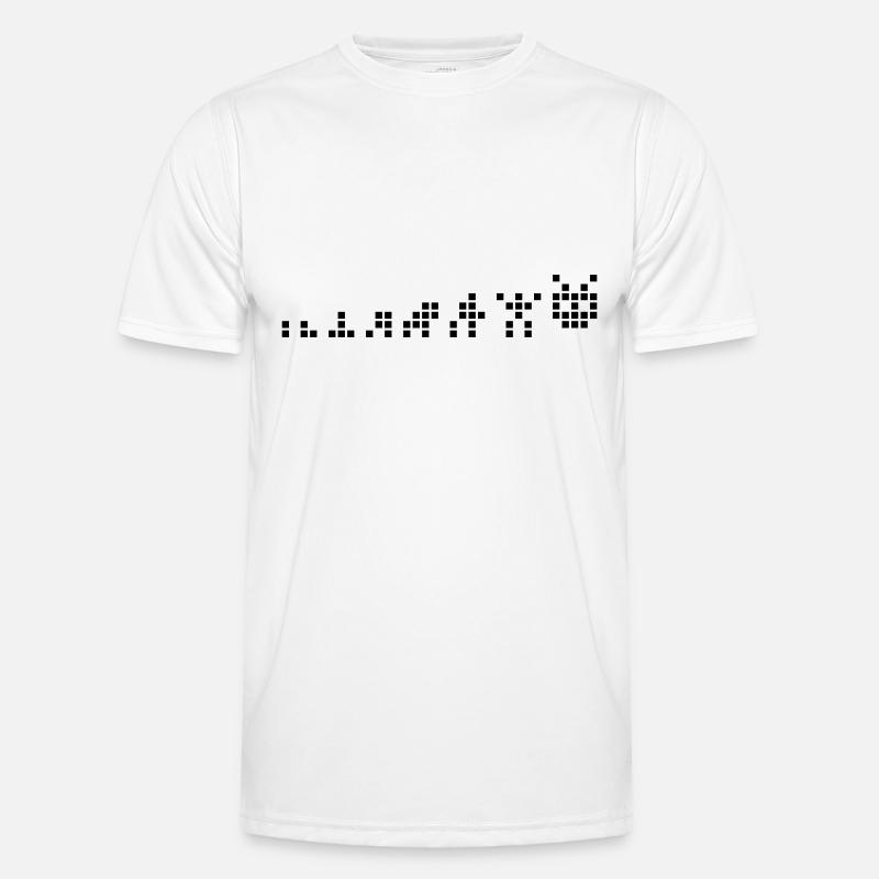 Pixel Evolution - Men's Functional T-Shirt - white