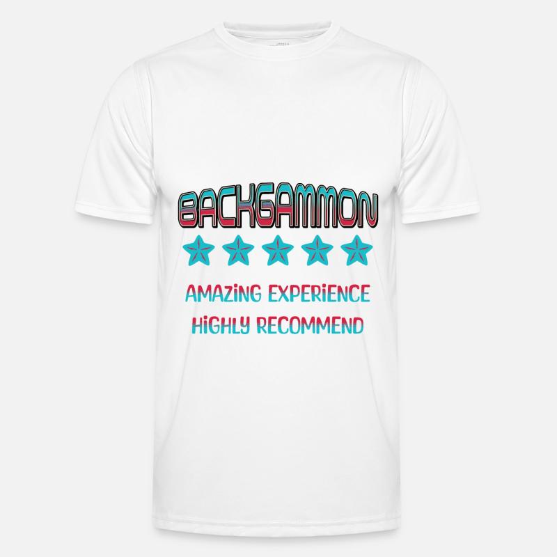 Backgammon Amazing Experience Highly Recommend Men's Functional T-Shirt