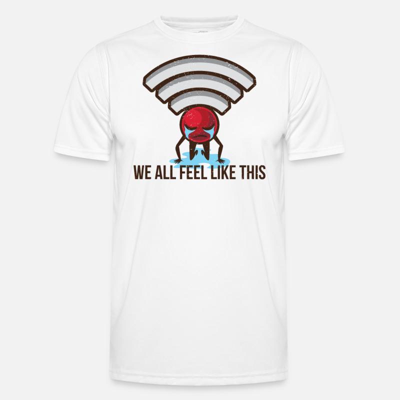 Funny Gamer Programmer Computer Gift - Men's Functional T-Shirt - white