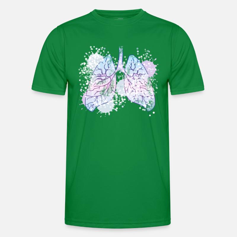 Lung bronchi Men's Functional T-Shirt