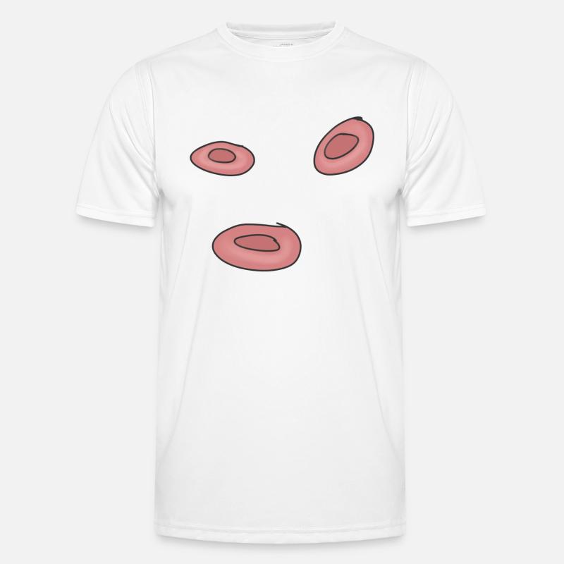 Blood cell cells - Men's Functional T-Shirt - white