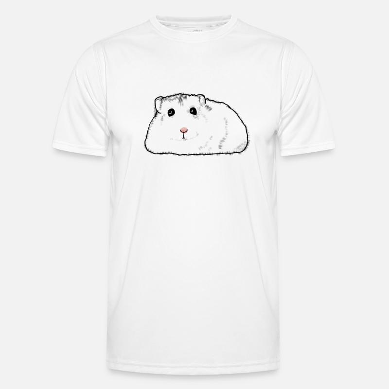 Hamster Animals Dwarf Hamster - Men's Functional T-Shirt - white