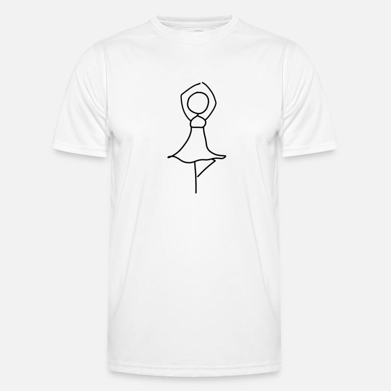 dancer dance - Men's Functional T-Shirt - white