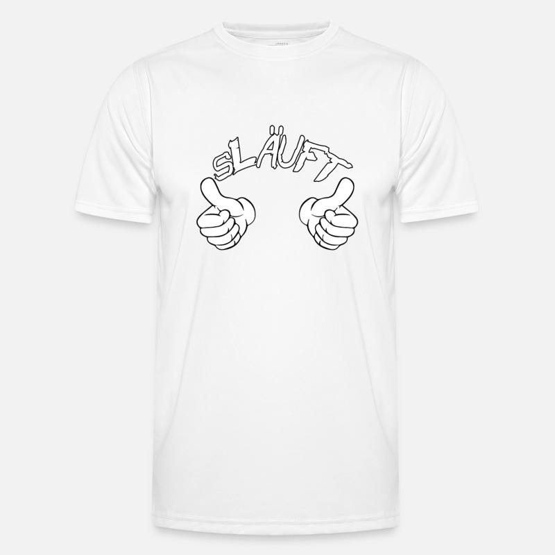 s Läuft Männer Funktions-T-Shirt