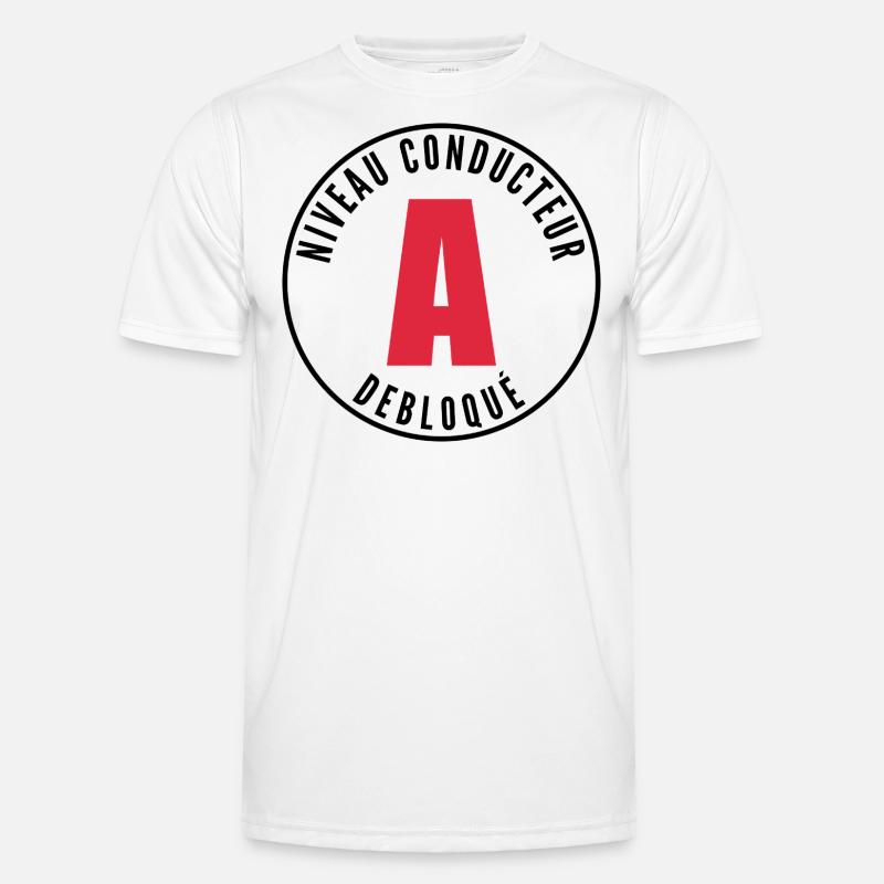 Junge Lizenz - Männer Funktions-T-Shirt - Weiß