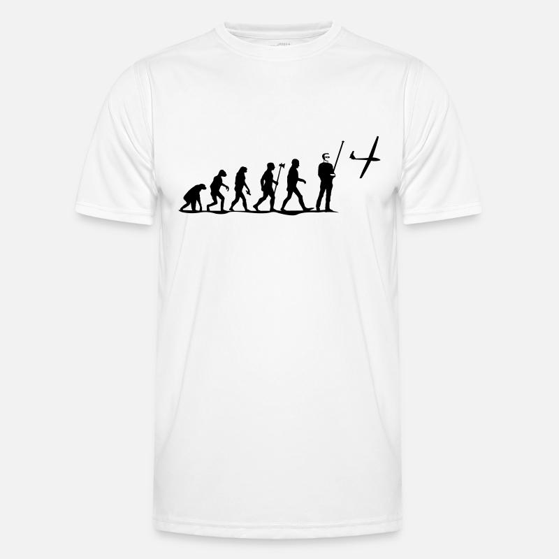 evolution rc pilot - Men's Functional T-Shirt - white