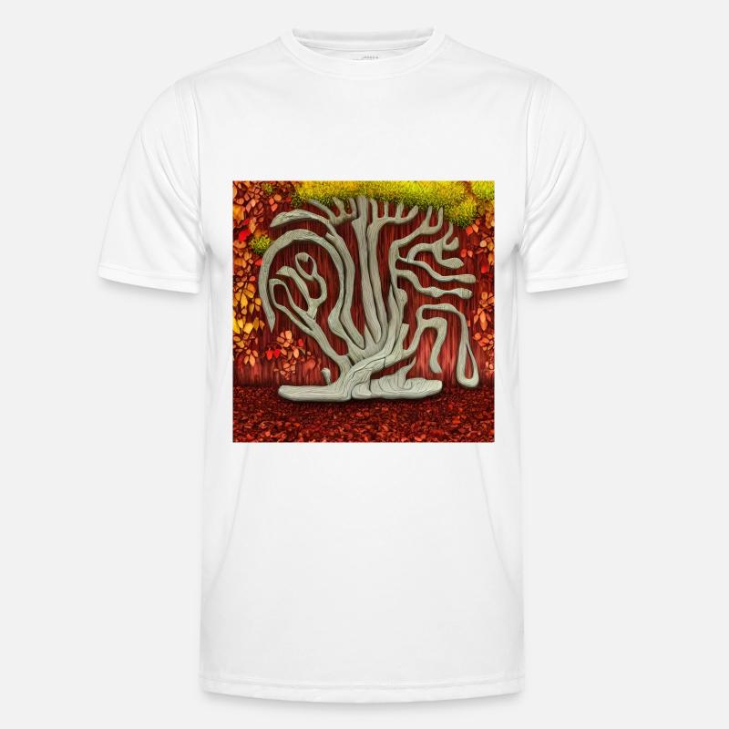 Alter Baum im Herbst Männer Funktions-T-Shirt
