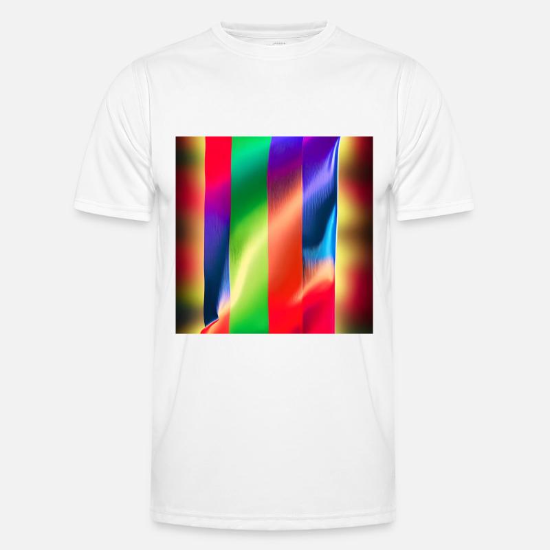 crazy vertical colors Men's Functional T-Shirt
