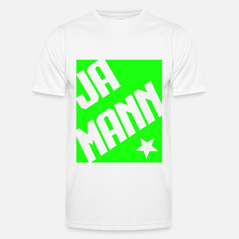 Ja Mann Männer Funktions-T-Shirt