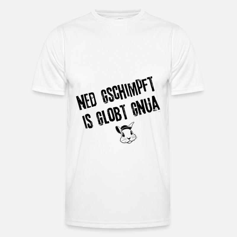 Gschimpft & Globt | Redewendung Männer Funktions-T-Shirt