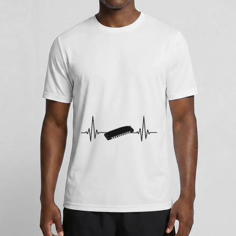 Harmonica Harmonica Player Men's Functional T-Shirt