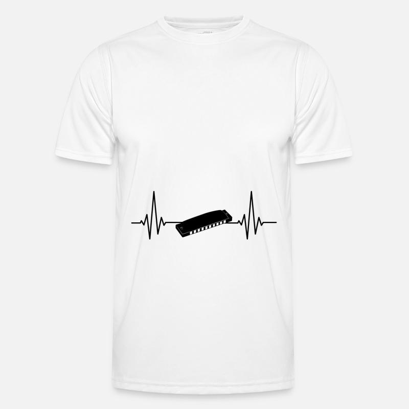 Harmonica Harmonica Player - Men's Functional T-Shirt - white