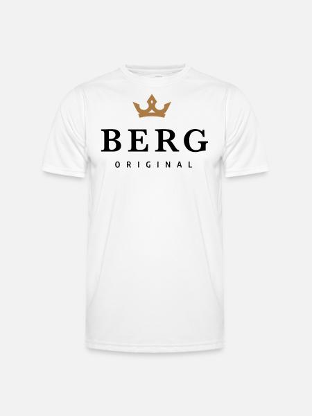 Berg - Männer Funktions-T-Shirt - Weiß