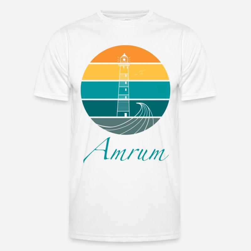 Faro di Amrum Maglietta sportiva per uomo