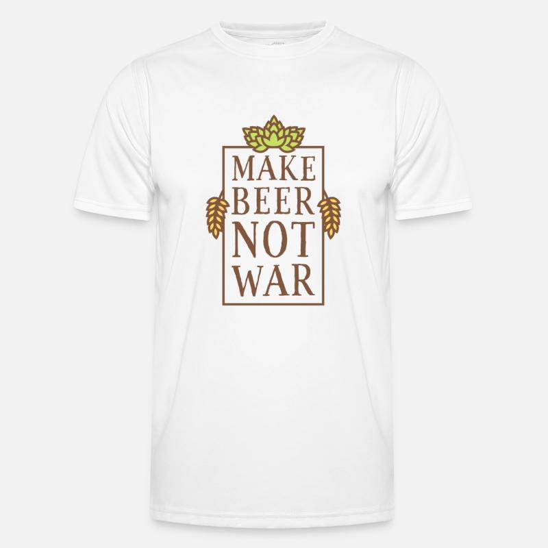 Make Beer, Not War Men's Functional T-Shirt