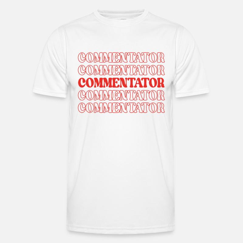 Commentator Broadcaster Announcer Broadcaster Men's Functional T-Shirt
