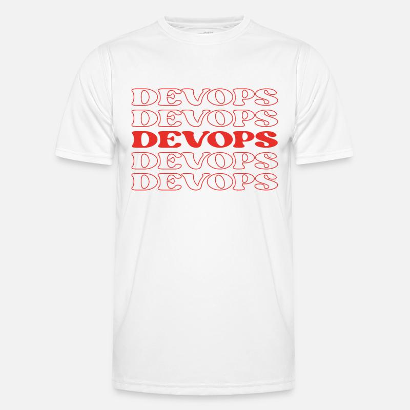 Devops Developer Operations Engineer Devops - Men's Functional T-Shirt - white