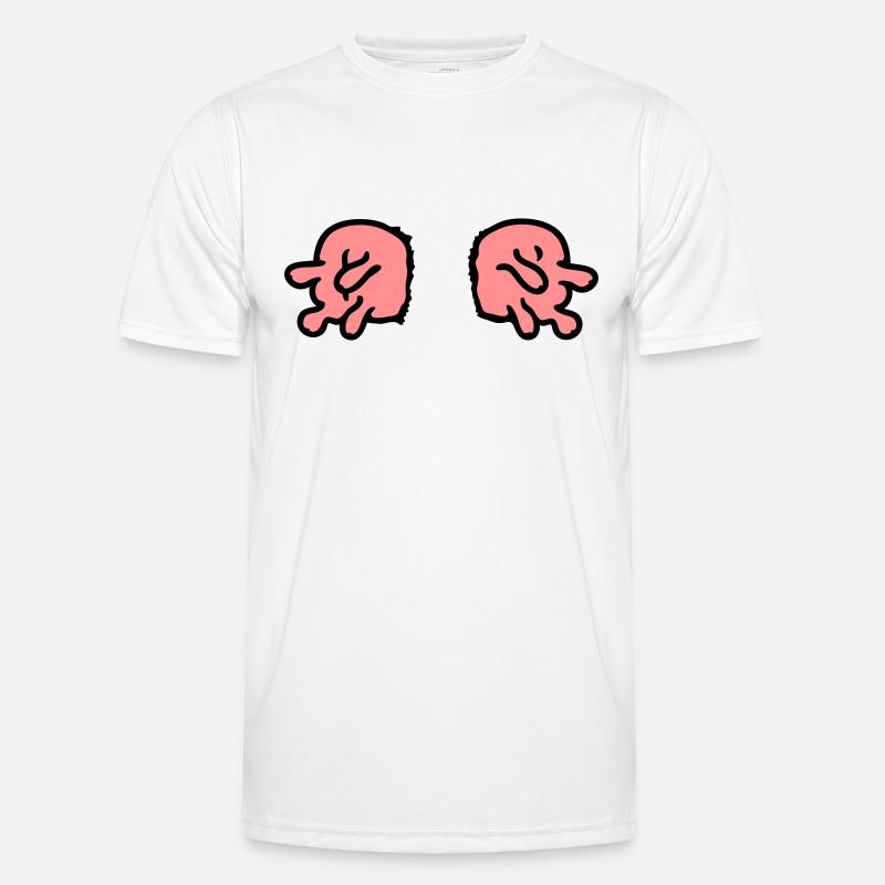 doppeltes Euter Männer Funktions-T-Shirt