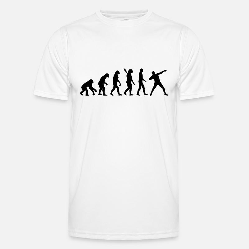 Evolution Shot put - Men's Functional T-Shirt - white
