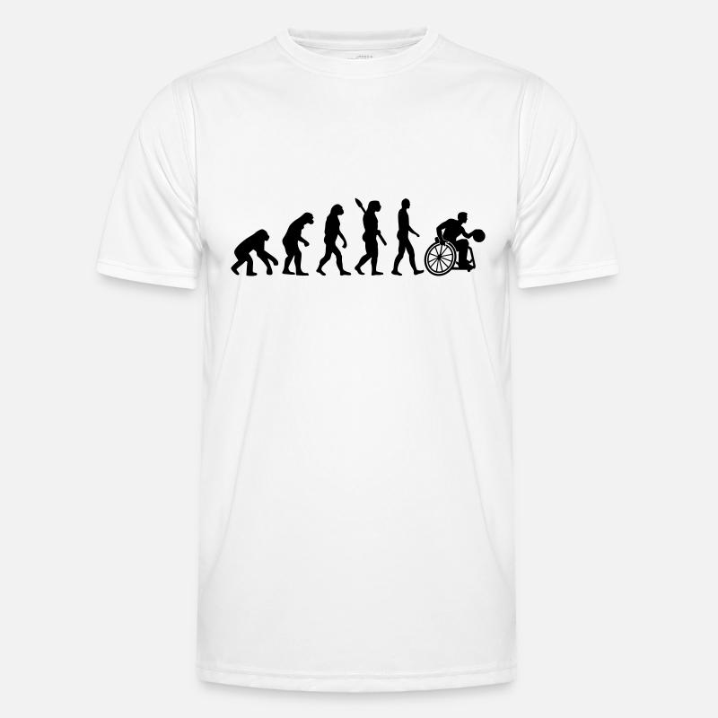 Évolution Chaise roulante Basketball T-shirt sport Homme