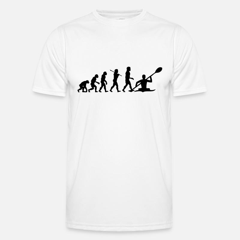 Kayaking - Kayak Evolution - Männer Funktions-T-Shirt - Weiß