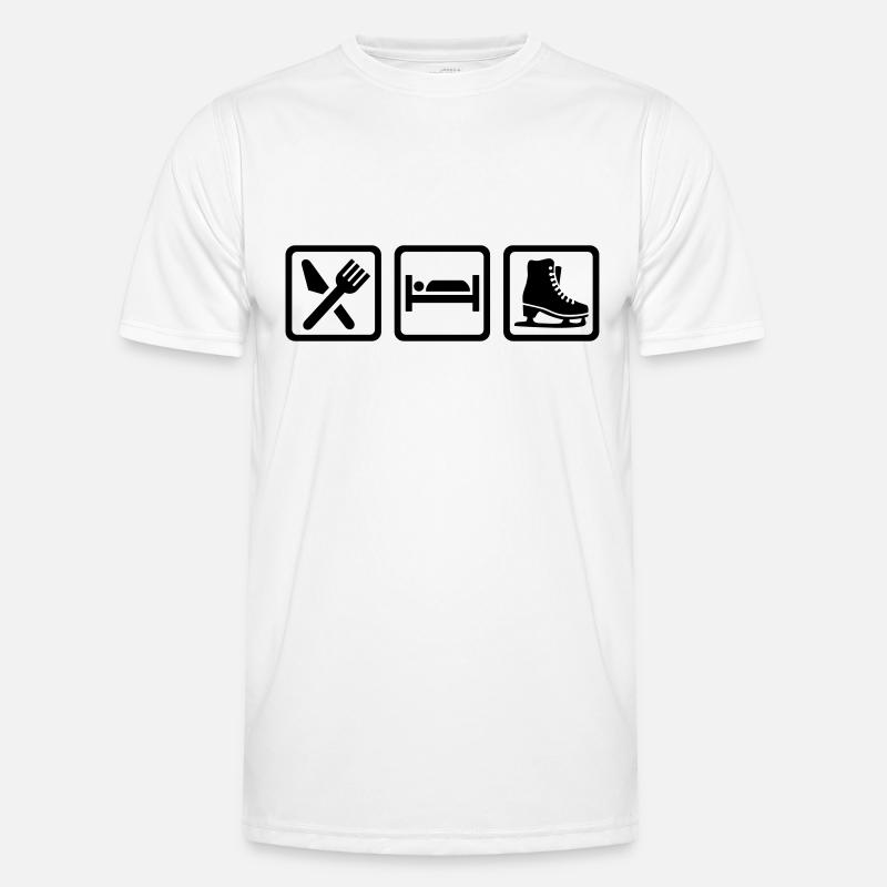 Schlittschuh Männer Funktions-T-Shirt