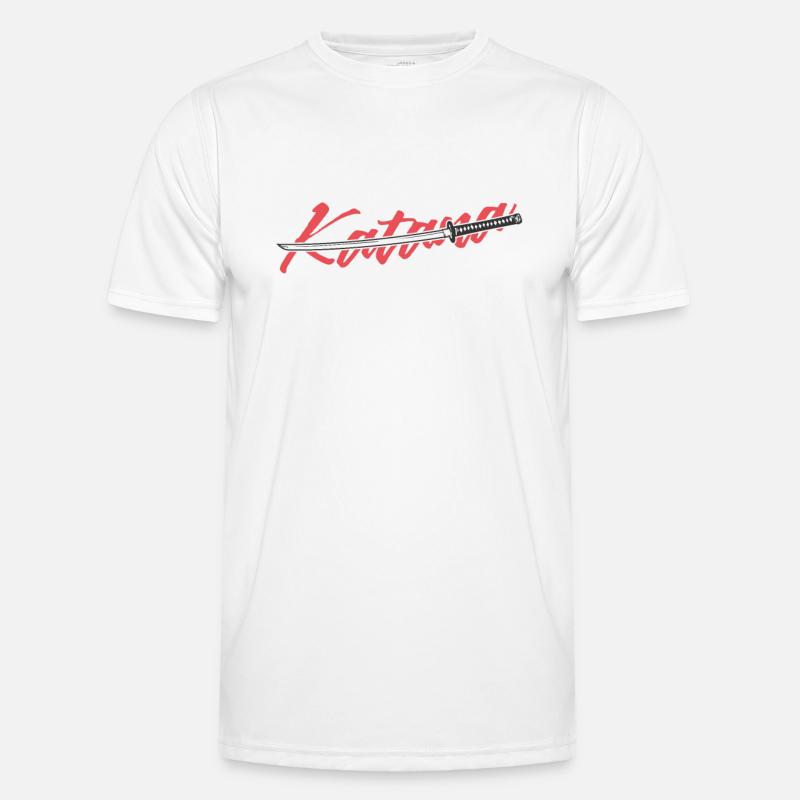 Samouraï épée Katana T-shirt sport Homme