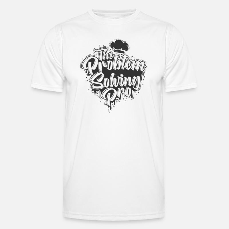 The Problem-Solving Pro - Men's Functional T-Shirt - white