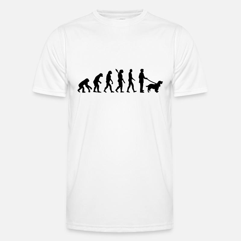 Cocker Spaniel - Männer Funktions-T-Shirt - Weiß