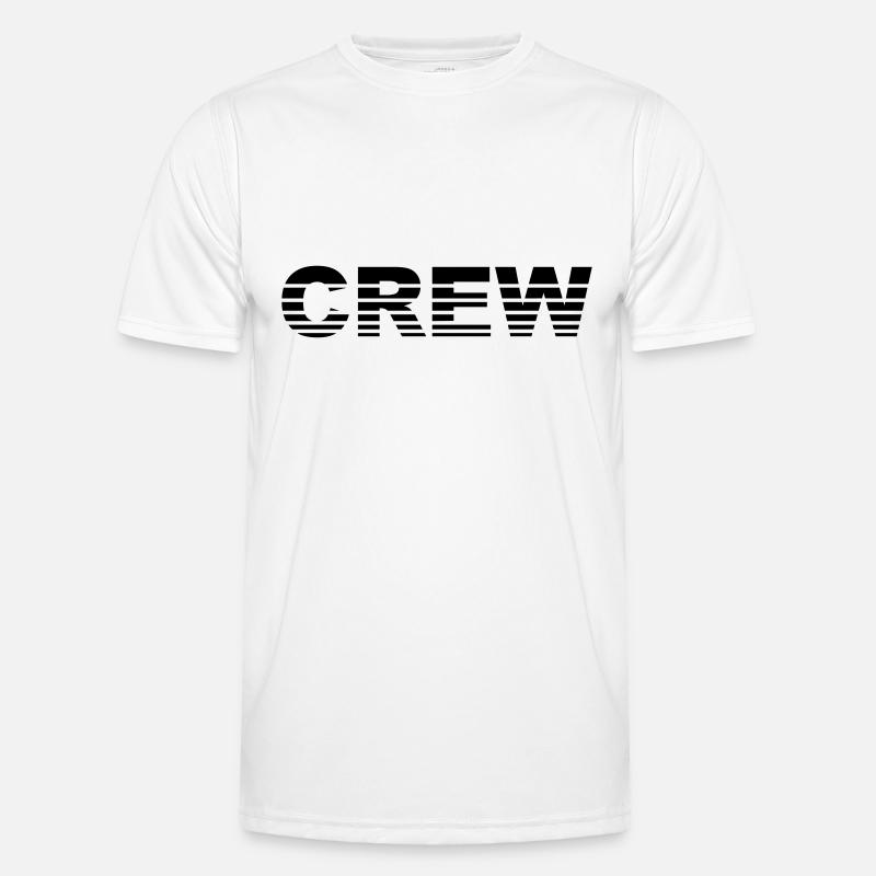 Crew - Männer Funktions-T-Shirt - Weiß