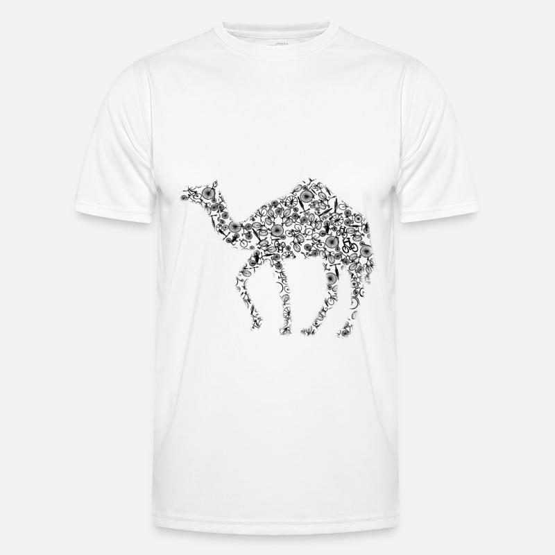 Camel Bicycles Bicycle - Men's Functional T-Shirt - white