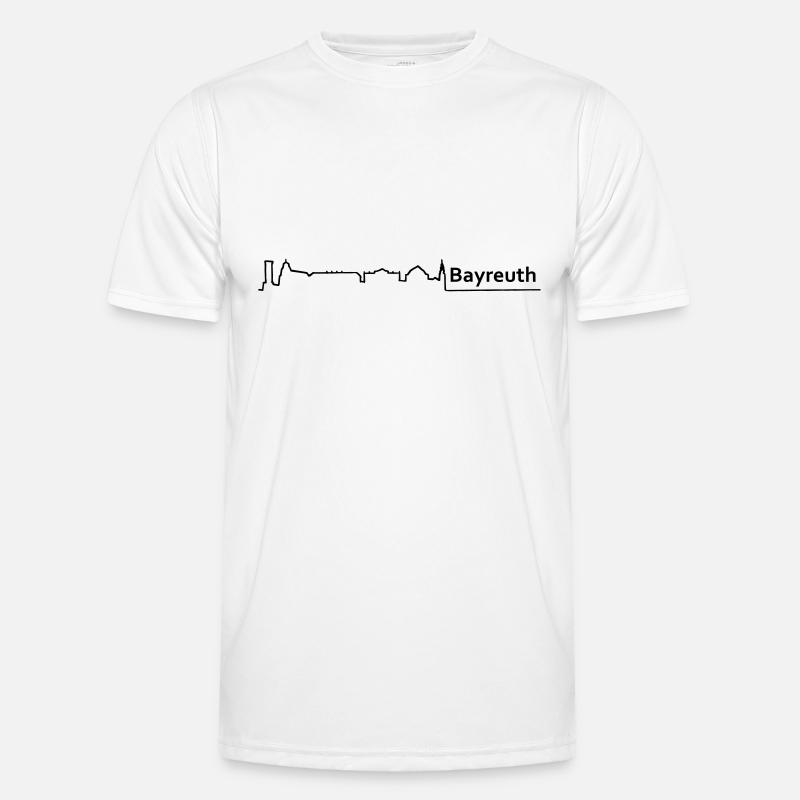 bayreuth skyline Männer Funktions-T-Shirt