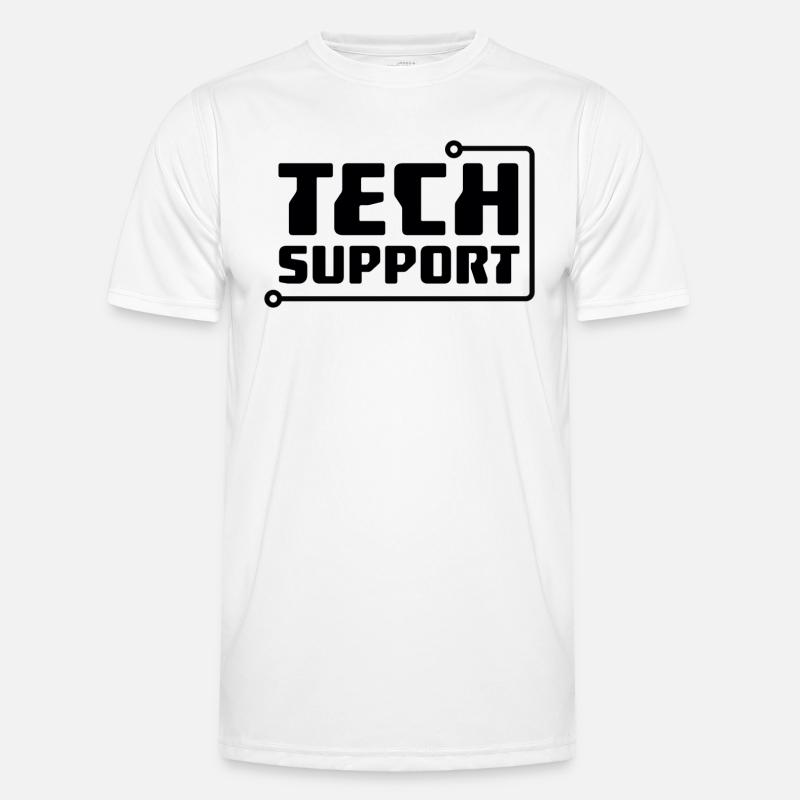 Tech Support - Men's Functional T-Shirt - white